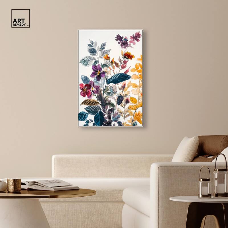 Iris Indigo I Canvas by Art Remedy