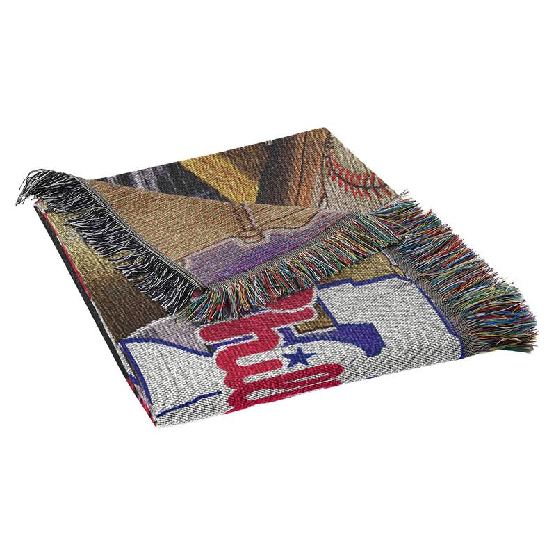 MLB Woven Tapestry Throw Blanket