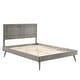 preview thumbnail 21 of 24, Marlee Full Wood Platform Bed With Splayed Legs