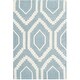preview thumbnail 138 of 151, SAFAVIEH Handmade Chatham Alwine Moroccan Modern Wool Rug 2' x 3' - Blue/Ivory