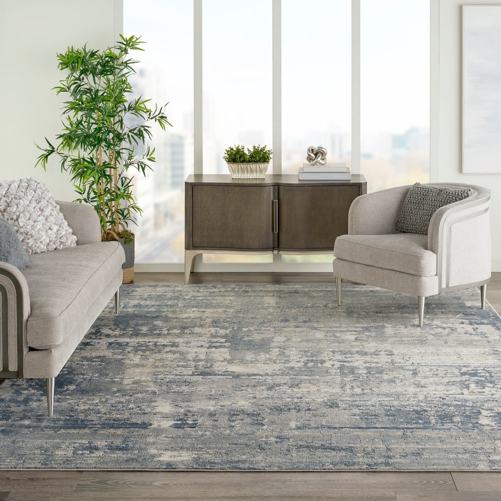 Nourison Concerto Abstract Distressed Area Rug