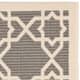 SAFAVIEH Courtyard Lawanda Trellis Indoor/ Outdoor Waterproof Patio Backyard Rug