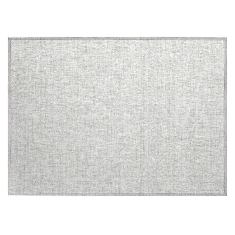 Machine Washable Indoor/ Outdoor Chantille Contempory Crosshatch Rug