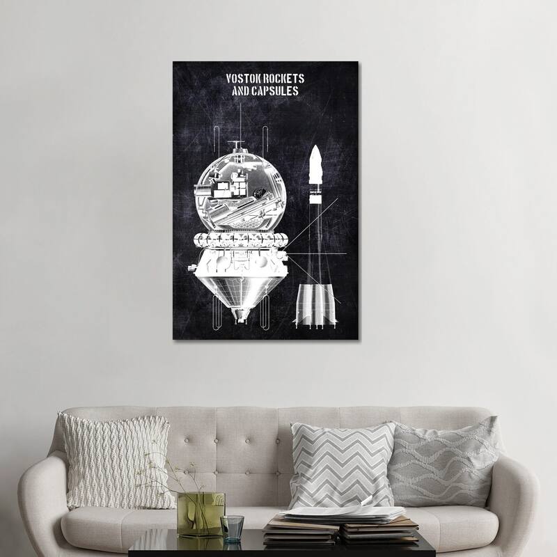 iCanvas "Vostok Rockets" by Joseph Fernando Canvas Print - 48x32x1.5