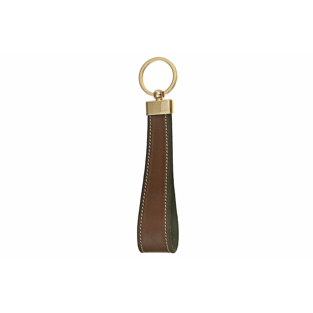 Genuine Leather Key Chain Cherry