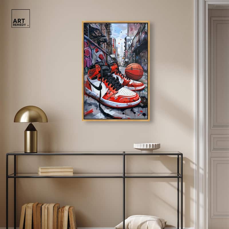 Streetwise Sneakers Canvas by Art Remedy