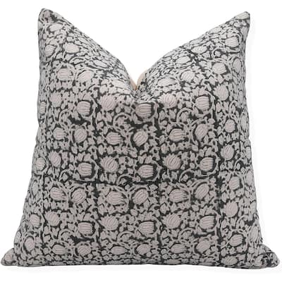 Fabdivine Cotton Outdoor Sofa Block print pillow Cover