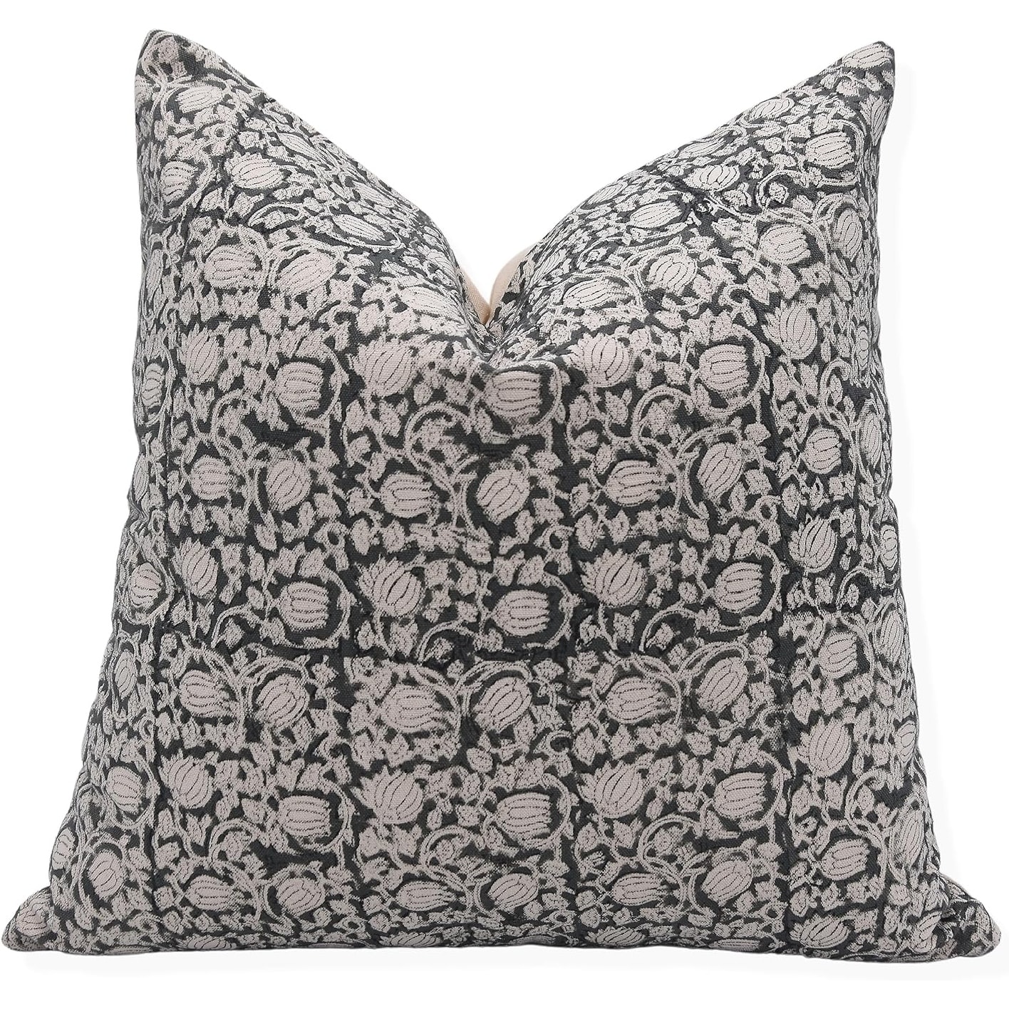 Fabdivine Cotton Floral Sofa Block Print Pillow Cushion Cover For Home Decoration, 8 Kamal