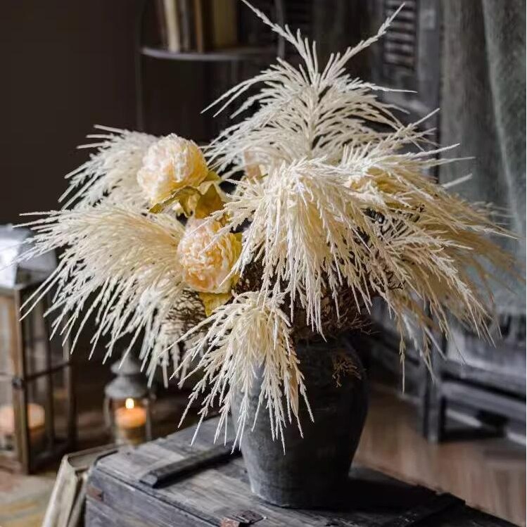 Faux Silk Artificial Pink Reed Grass Stem 45 Tall – RusticReach
