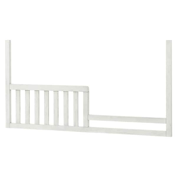 slide 2 of 2, Foundry 55" Wide Traditional Wood Toddler Guard, White Dove