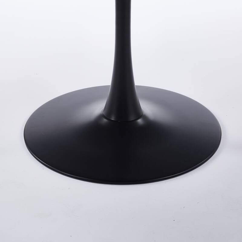 42.12 inch Modern Dining Table - Easy Assembly & Sturdy Metal Legs