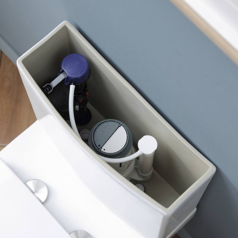Beverly 2-Piece 1.1/1.6 GPF Dual Flush Elongated Toilet in White, Seat Included