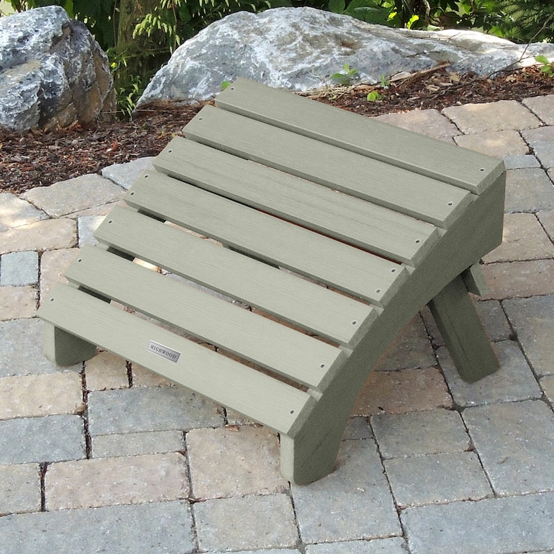 HIGHWOOD Eco-Friendly Synthetic Wood Folding Ottoman