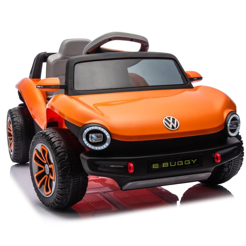 Ride On Car, Licensed Volkswagen Beetle Electric Toy Car for Kids,Toddler Electric Vehicle with Parental Remote - Orange