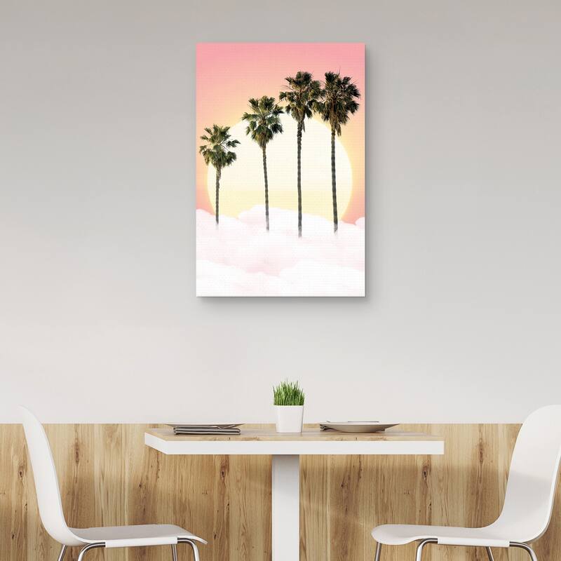 Sunrise Palms by Belle Maison Canvas Art Print