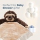 preview thumbnail 5 of 4, Baby Speedster Snuggler, 15 Inch Sloth Plush Stuffed Animal Security Blanket Lovey for Babies