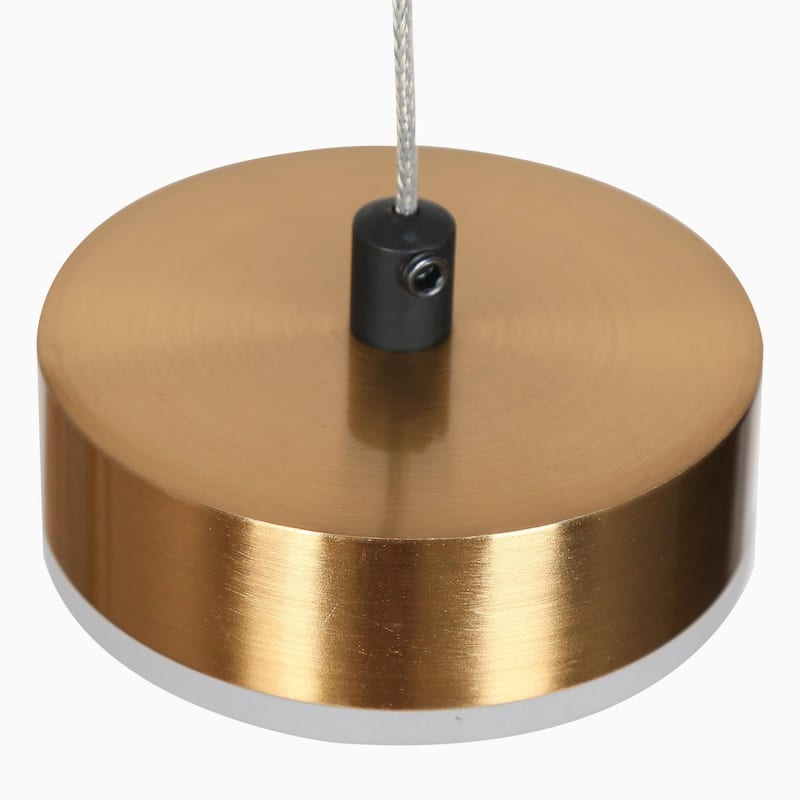 Modern Minimalist 3/5-Light Black Gold LED Chandelier Linear Kitchen Island Pendant Lights for Dining Room