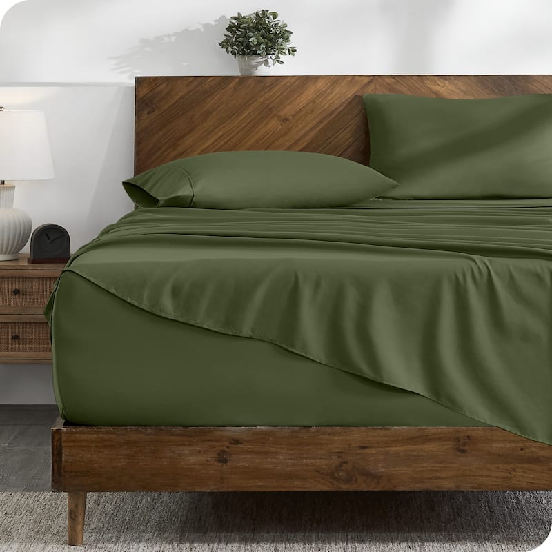 Bare Home 22 Inch Deep Pocket Microfiber Sheet Set