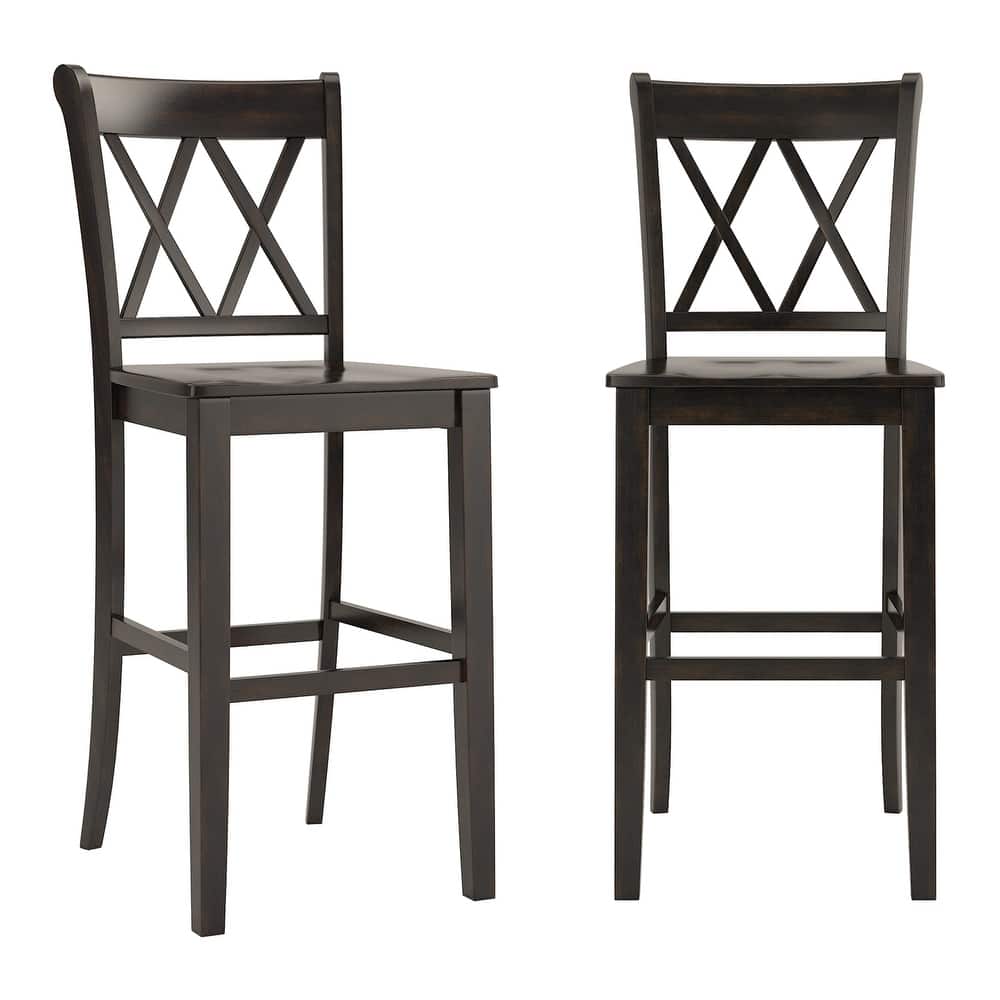 Ronda X-Back Bar Height Chairs (Set of 2)