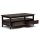 preview thumbnail 42 of 76, WYNDENHALL Norfolk Wood Transitional Coffee Table - 48 Inches wide
