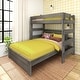 preview thumbnail 7 of 10, Max and Lily Farmhouse Twin over Queen L Shaped Bunk Bed Driftwood