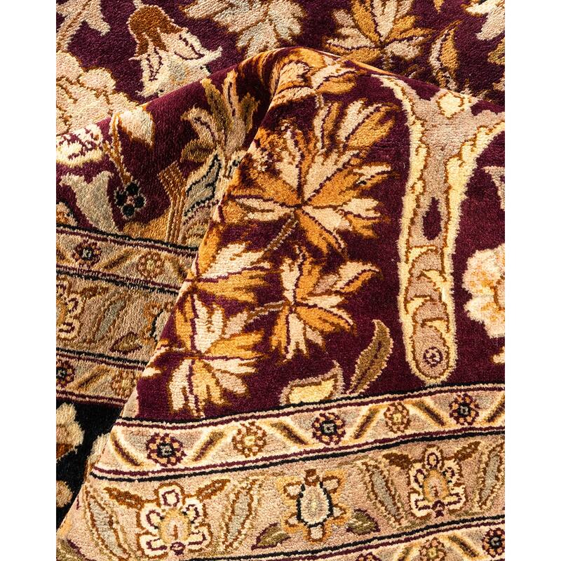 Overton Hand Knotted Wool Vintage Inspired Traditional Mogul Red Area Rug - 12' 2" x 15' 2"