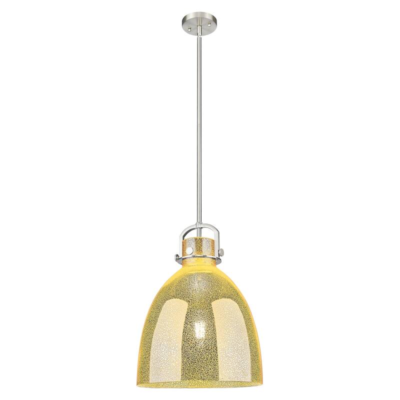 Innovations Lighting 410-1SL-G412-14ME Newton Bell 14" Wide Pendant