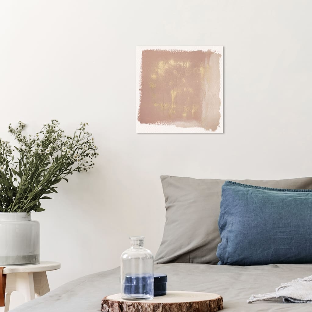 Wynwood Studio Canvas Abstract Cloudy Dreams Brown and Light Brown Modern & Contemporary Wall Art Canvas Print