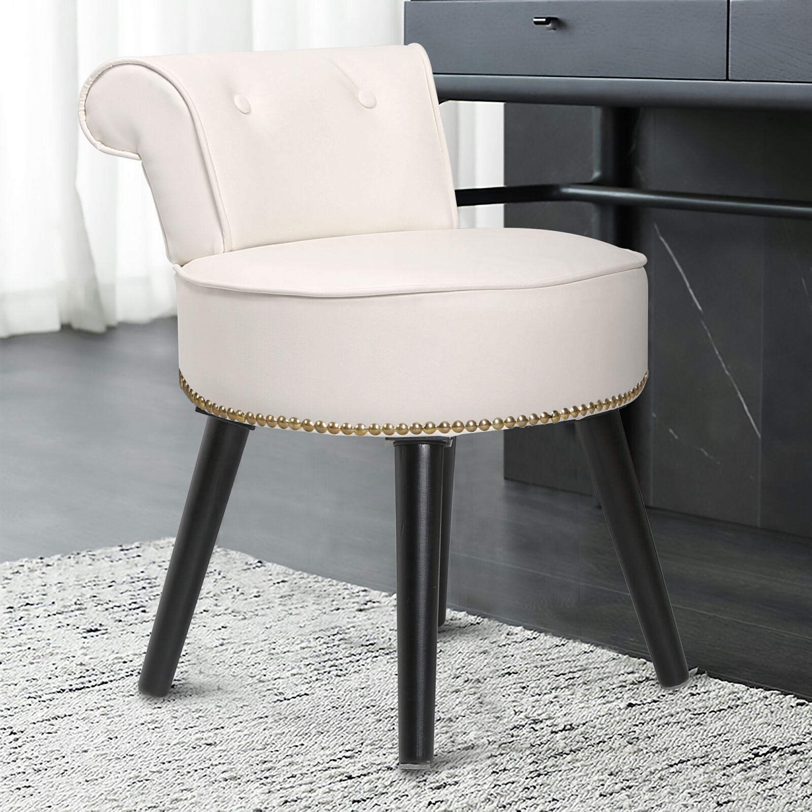 Wood Vanity Stools Bed Bath Beyond