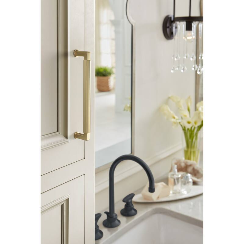 Amerock BP37645 Ballard 6-5/16" Center to Center Fluted Handle Cabinet