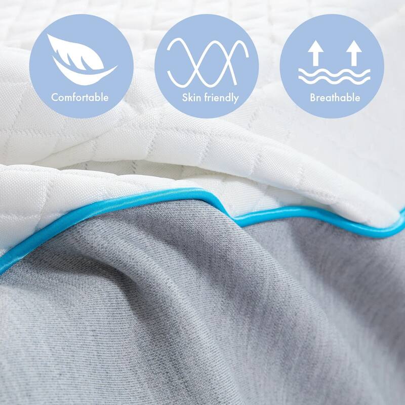 14 inch Gel Memory Foam Mattress, Cooling Medium Feel Bed Mattress in a Box, CertiPUR-US