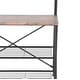 preview thumbnail 30 of 28, Hall Tree Entryway Bench Shoe Coat Rack Shelves Metal Frame Wood