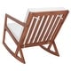 preview thumbnail 65 of 89, SAFAVIEH Outdoor Patio Furniture Vernon Rocking Chair w/ Cushion - 25.6" W x 37.7" D x 30.7" H