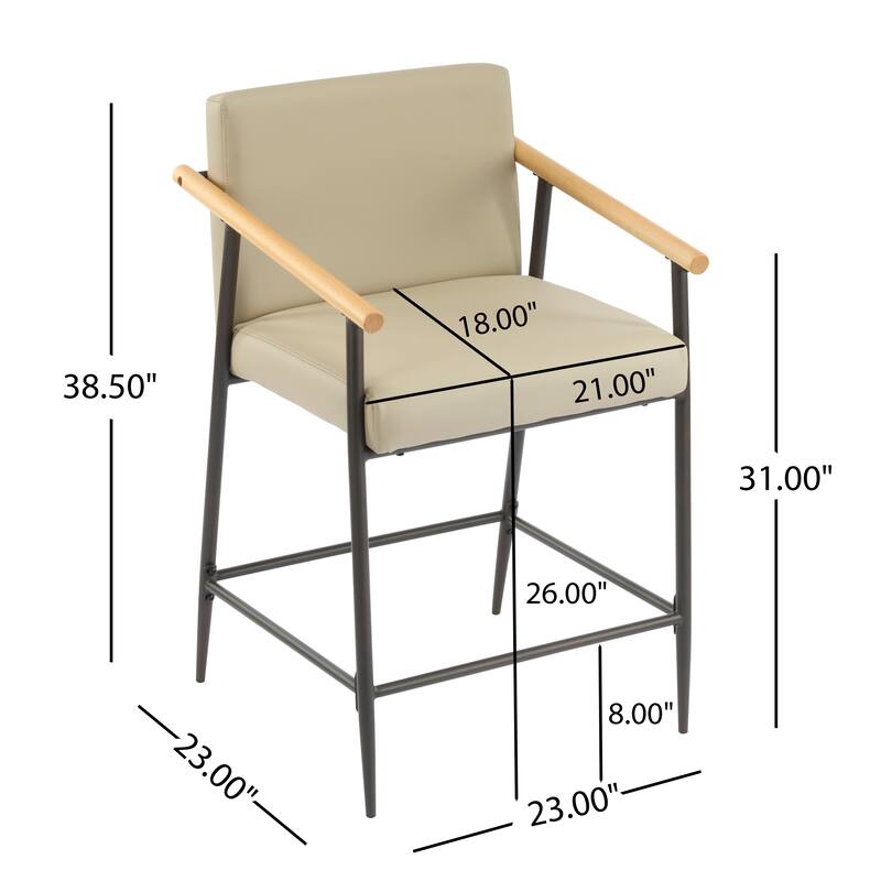 Counter Height Chair Side Dining Chair Set of 2