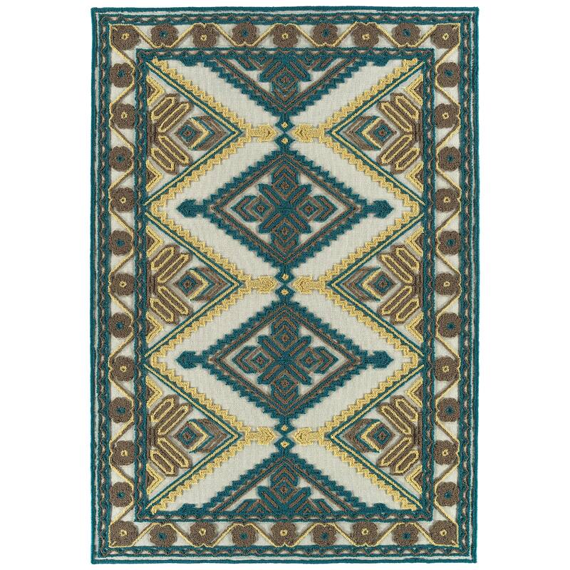 TDW04 Tamara Day Warwick Multi Hand Tufted Indoor Area Rug