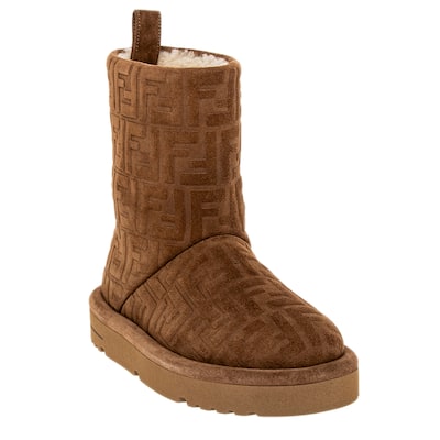Fendi Apres Chic FF Low Boots - Brown