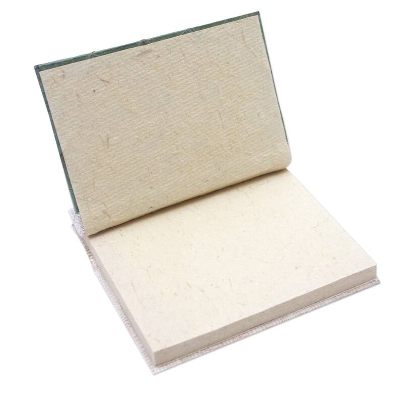 Novica Handmade Wisdom Natural Fiber Journal