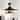 36" Industrial Retractable 3-Blade Ceiling Fan Chandelier with Remote - 36-in