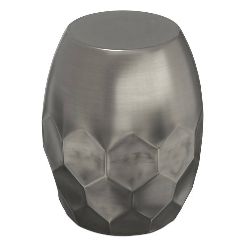 WYNDENHALL Cristy Industrial 16 inch Wide Metal Accent Side Table, Fully Assembled - 16 W x 16 D x 19.5 H