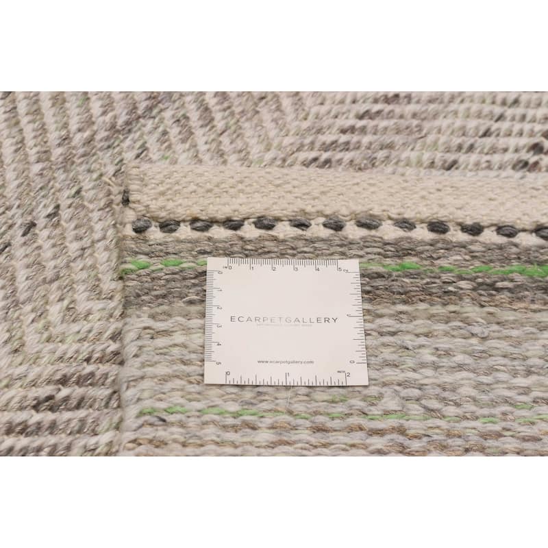 Nevada Grey Kilim 5'1" x 7'7" - 5'1 x 7'7