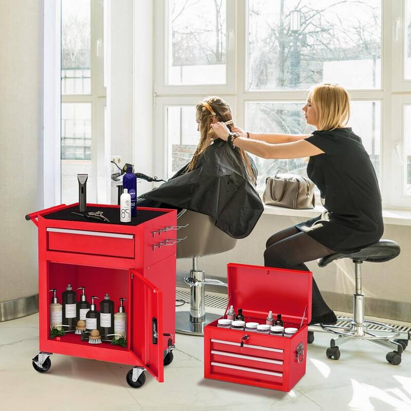 AECOJOY Tool Chests & Cabinets Detachable Metal w/ Wheels
