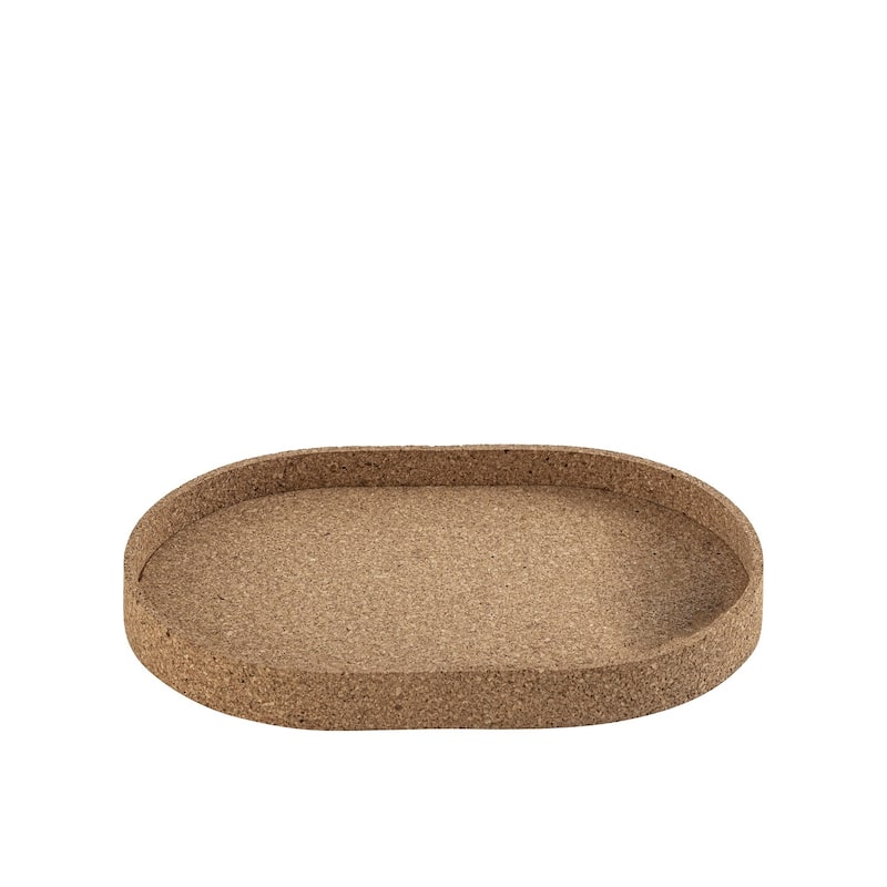 Oval Cork Tray Sm