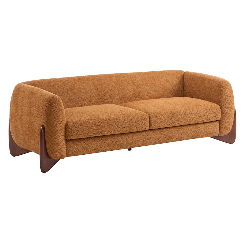 Arion Upholstered Boucle 2-Piece Living Room Sofa Set by Christopher Knight Home