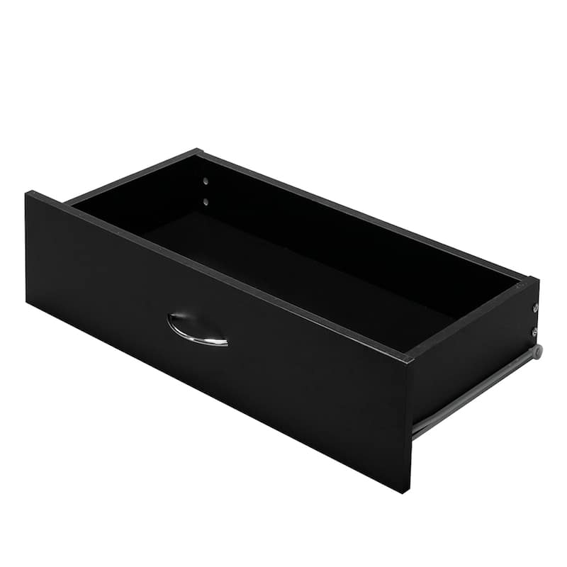 Modern Simple 4-Drawer Dresser Black