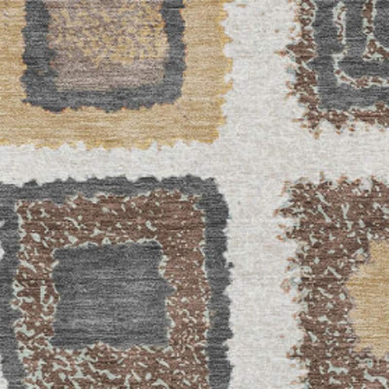 HomeRoots Geometric Transitional Rectangle Outdoor Rug