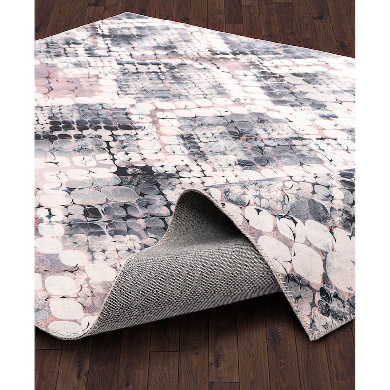 Abani Paloma PAL270A Vintage Brown and Grey Textured Area Rug