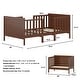 preview thumbnail 14 of 18, Gymax 2-in-1 Convertible Toddler Bed Kids Wooden Bedroom Furniture w/