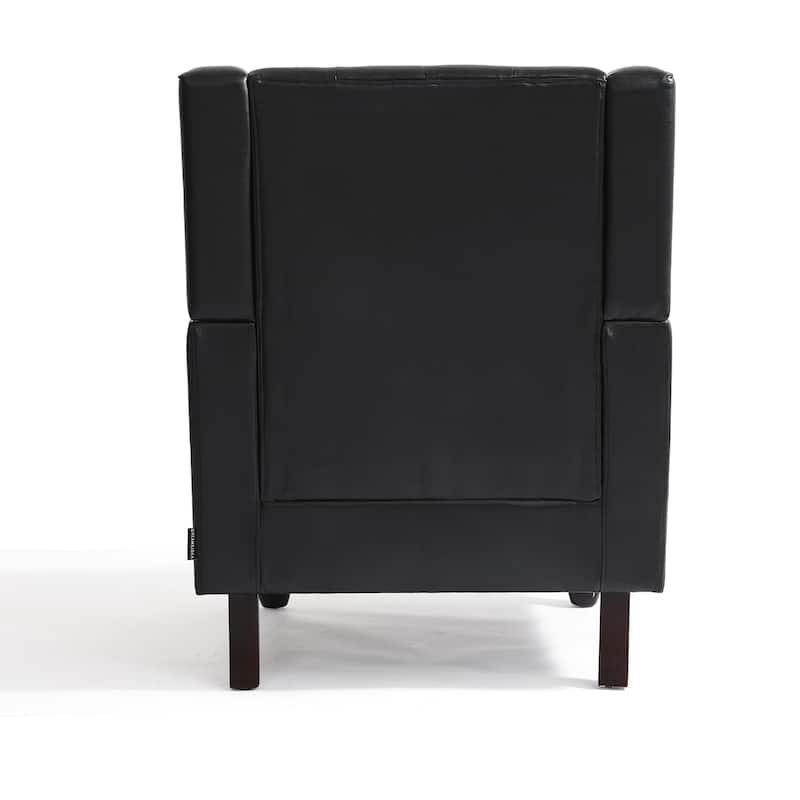 Tufted Wingback Upholstered Accent Chairs Set of 2