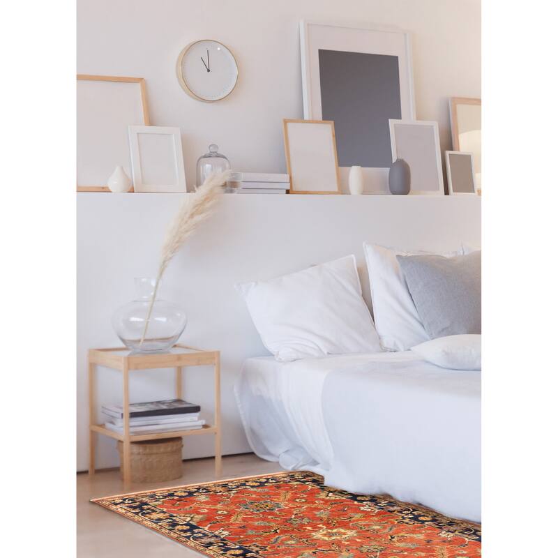 ECARPETGALLERY Hand-knotted Jules Sultane Dark Copper Wool Rug - 4'1 x 6'3