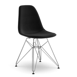 Katrina Side Chairs White Molded Plastic Seat (Set of 2) - Bed Bath ...